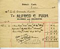 Paper ephemera, Receipted bill