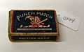 Match box container - Container for match box with emery paper at one …