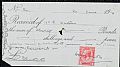 Receipt - Family archive papers relating to the Waters Estate, Whitcot…