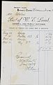 Receipted invoice